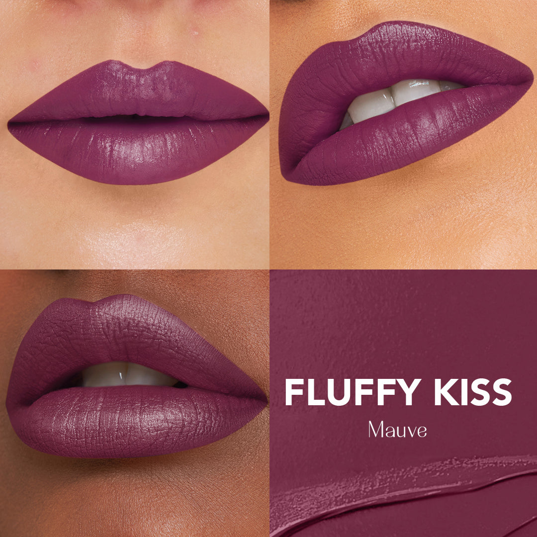 Fluffy Kiss - (Mauve) Cloud Crush Lush Creme Lipstick Super Luscious Satin Finish