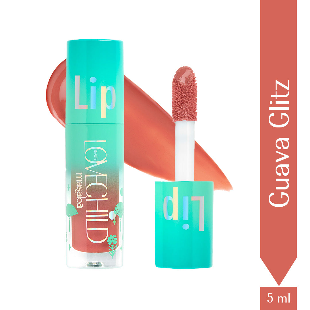 Guava Glitz- Lip Gelato Tinted Lip Oil  (Nude) Ultra-luminous Finish