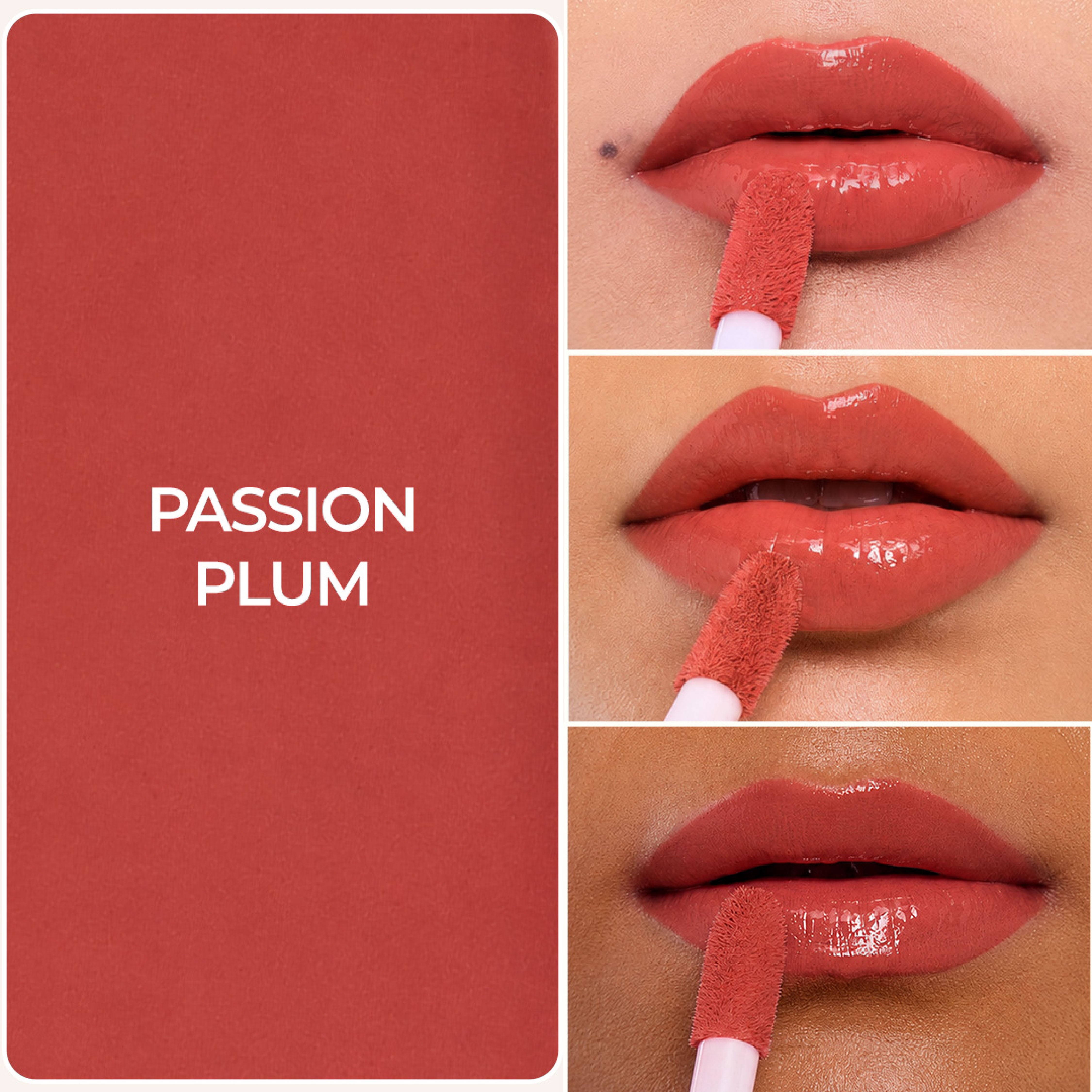 Lip Gelato Tinted Lip Oil - Passion Plum (Peachy Orange )