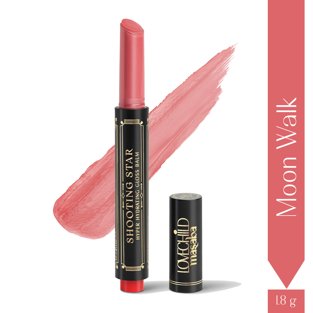 Moon Walk- Shooting Star Hyper Hydrating Gloss Balm (Pink Nude) 3-IN-1 Benefits