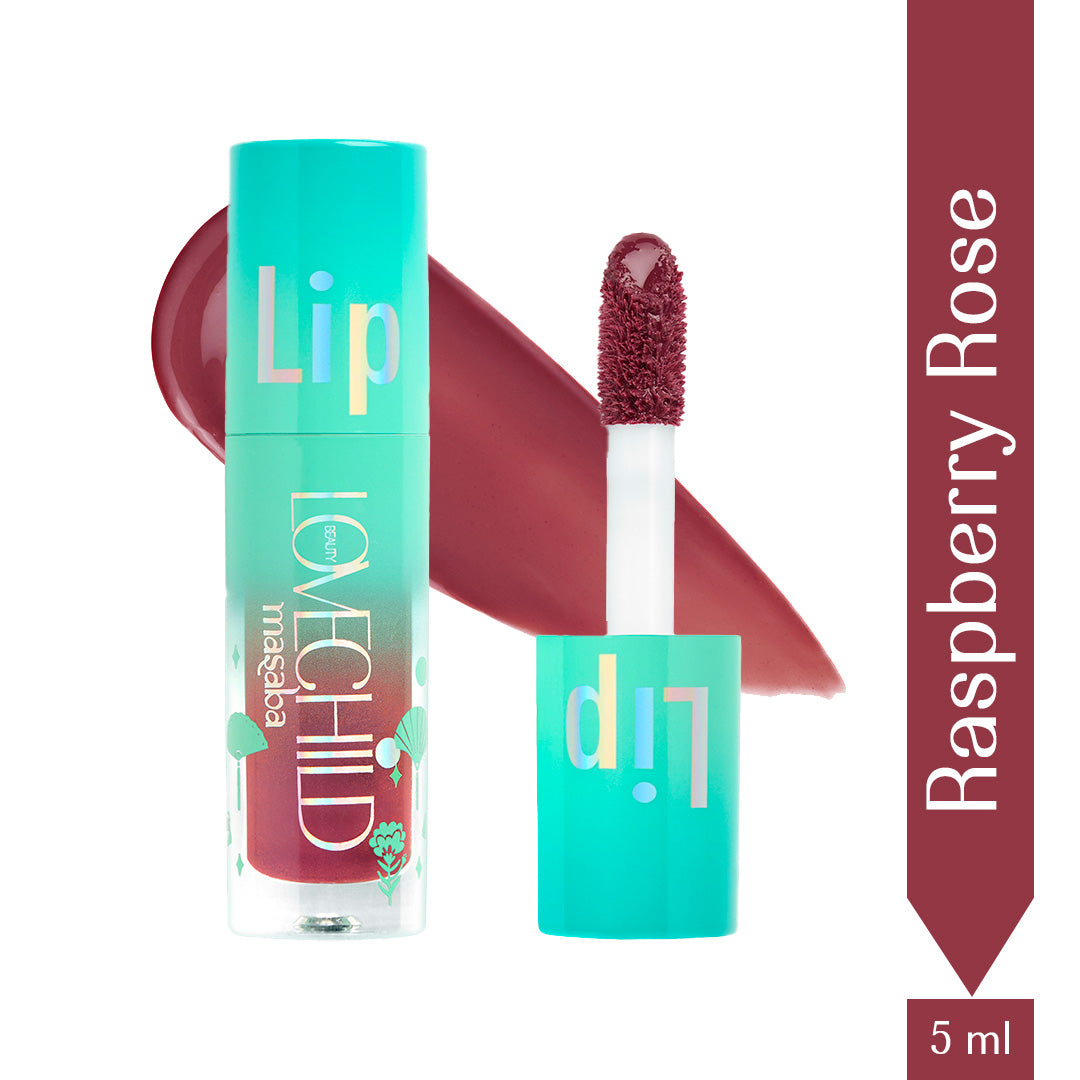 Raspberry Rose- Lip Gelato Tinted Lip Oil  (Pink) Ultra-luminous Finish