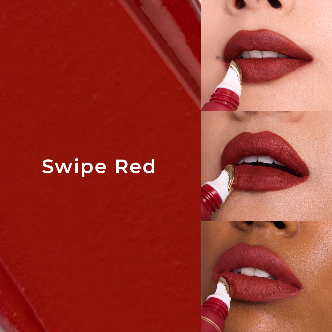 Air Gasm Blurring Lip Tint - Swipe Red (Reddish Pink) Ultra-blurring Effect and Airbrushed Feel