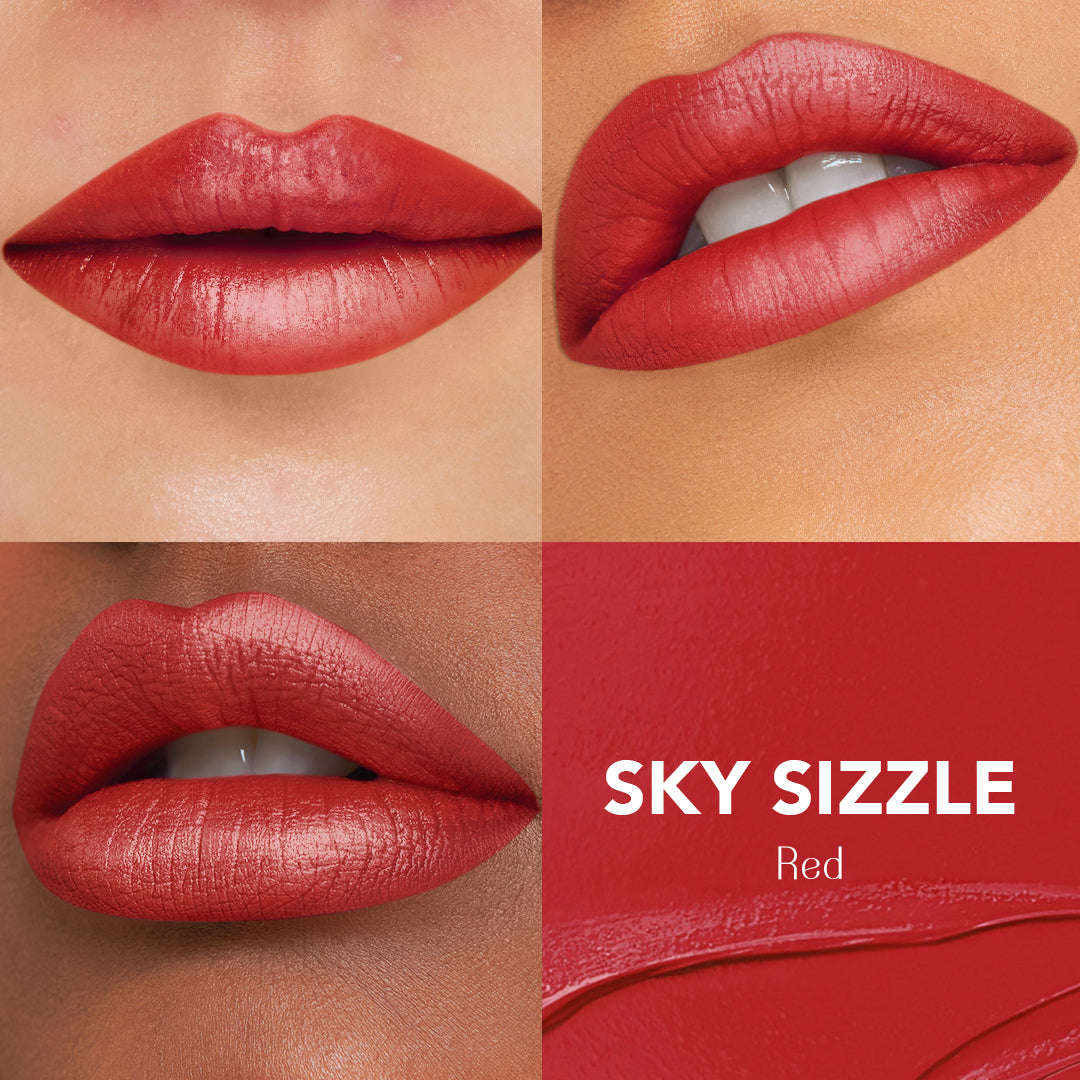 Sky Sizzle - (Red) Cloud Crush Lush Creme Lipstick Super Luscious Satin Finish