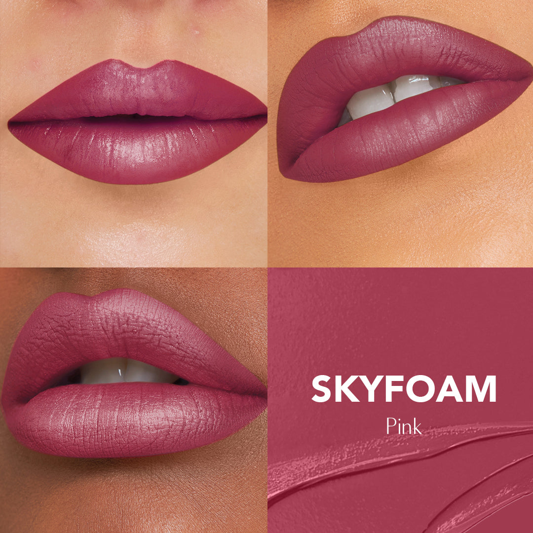 Skyfoam - (Pink) Cloud Crush Lush Creme Lipstick Super Luscious Satin Finish