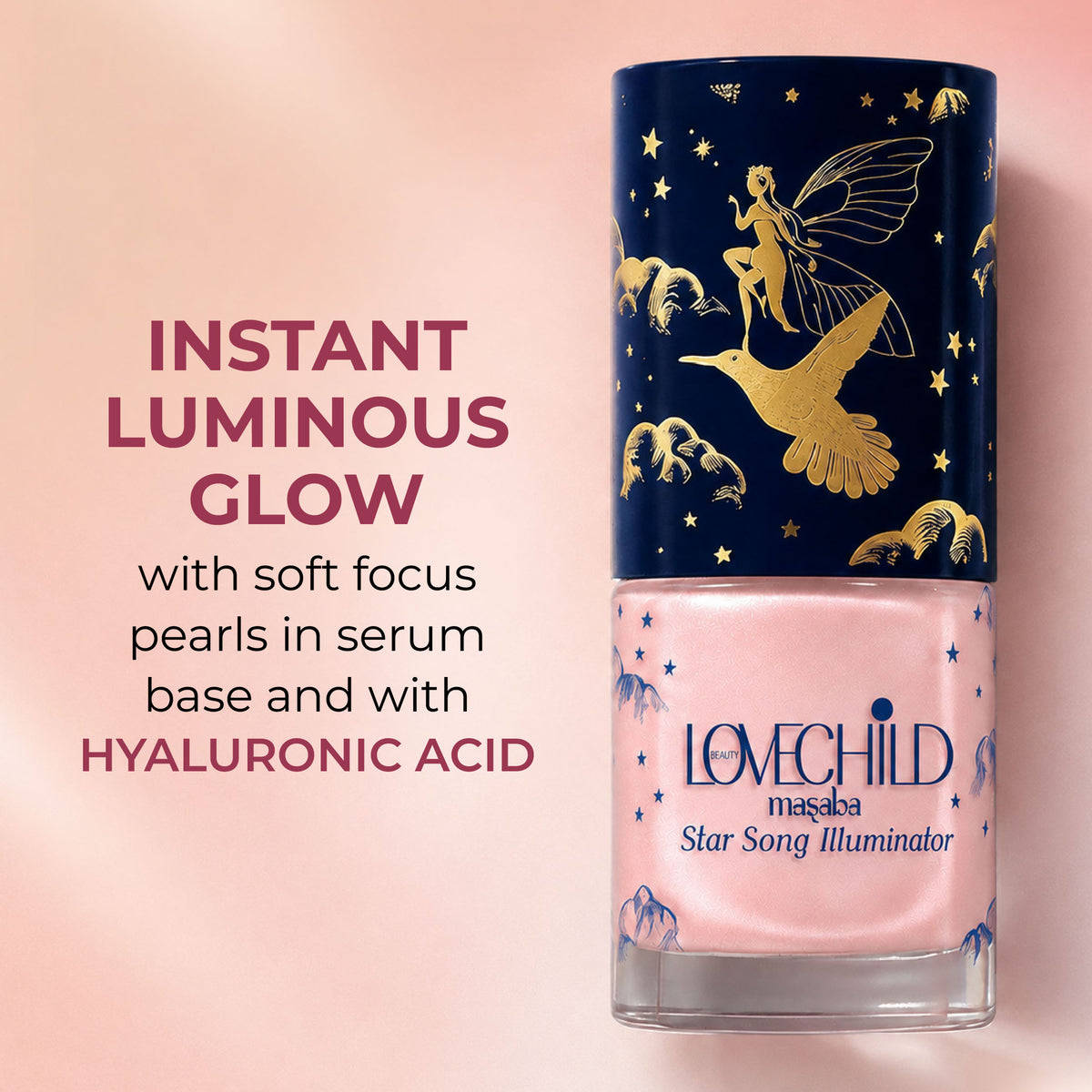 Star Song Liquid Highlighter - Iced Coral Dewy & Radiant Finish
