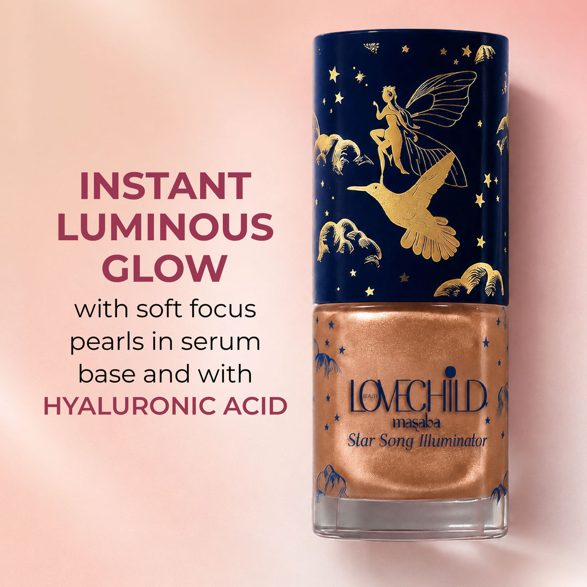 Star Song Liquid Highlighter - Caramel Custard Bronze Dewy & Radiant Finish