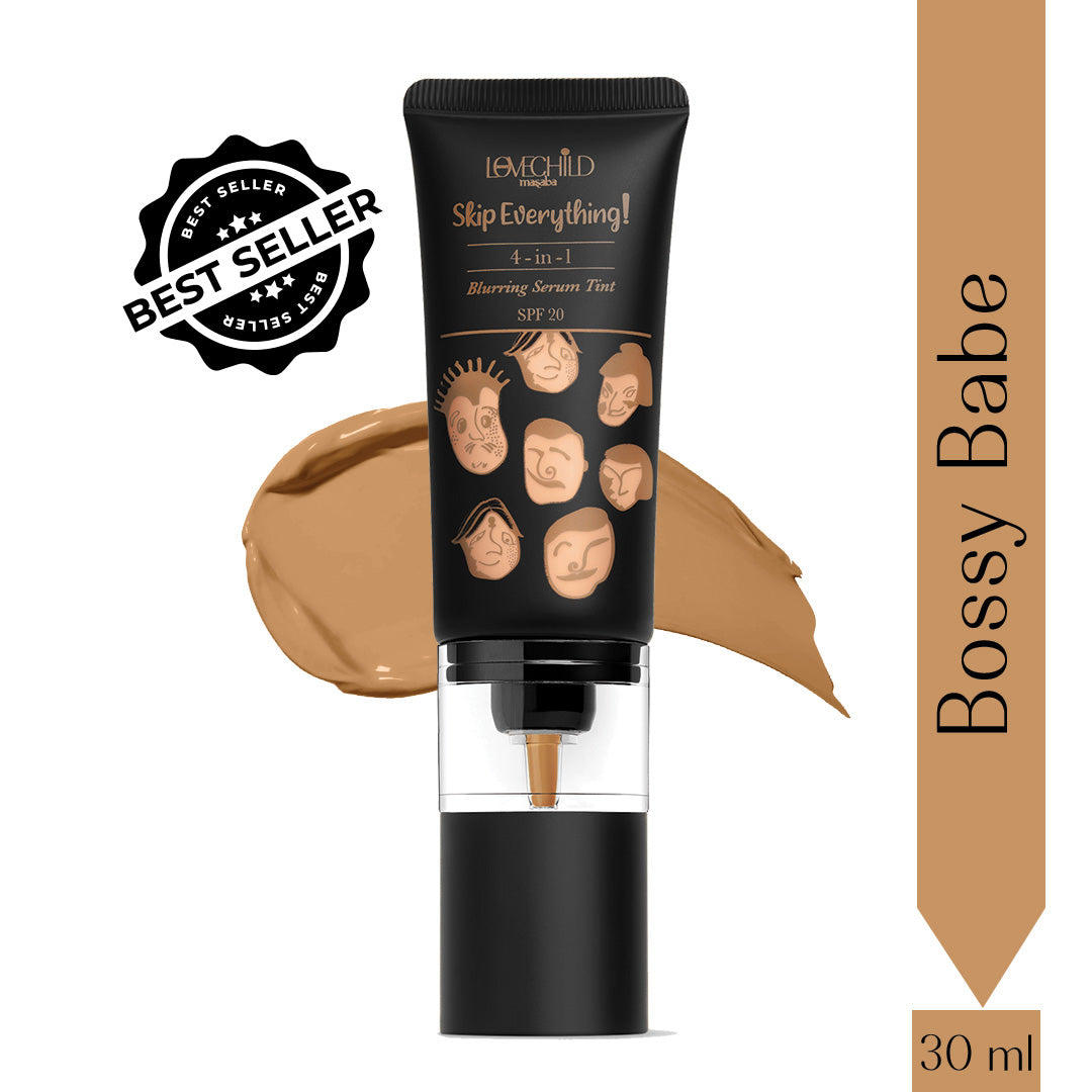 Bossy Babe- Skip Everything Blurring Serum Skin Tint  4-in-1 Benefits