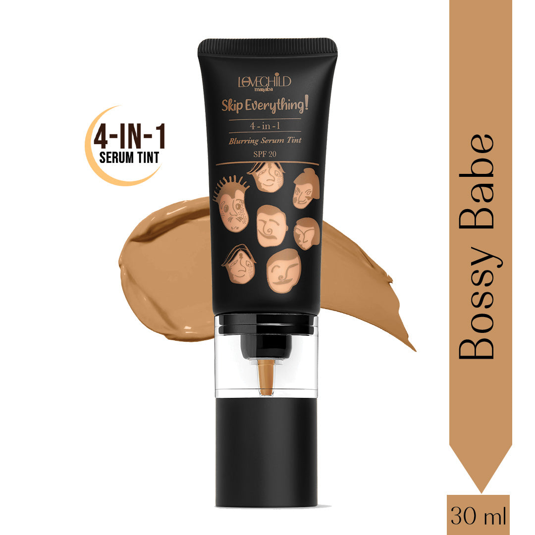 Bossy Babe- Skip Everything Blurring Serum Skin Tint  4-in-1 Benefits