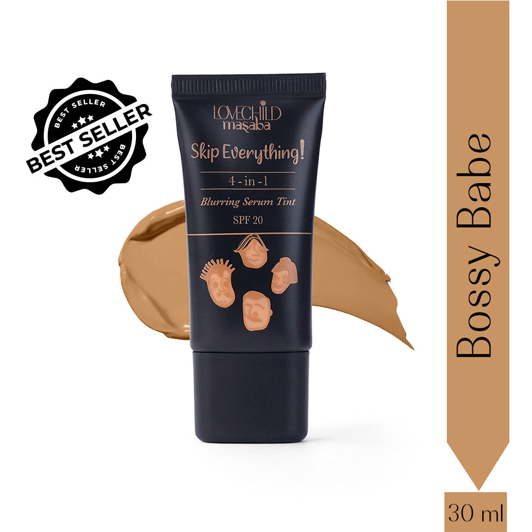 Bossy Babe - Skip Everything Blurring Serum Skin Tint Without Brush 4-in-1 Benefits