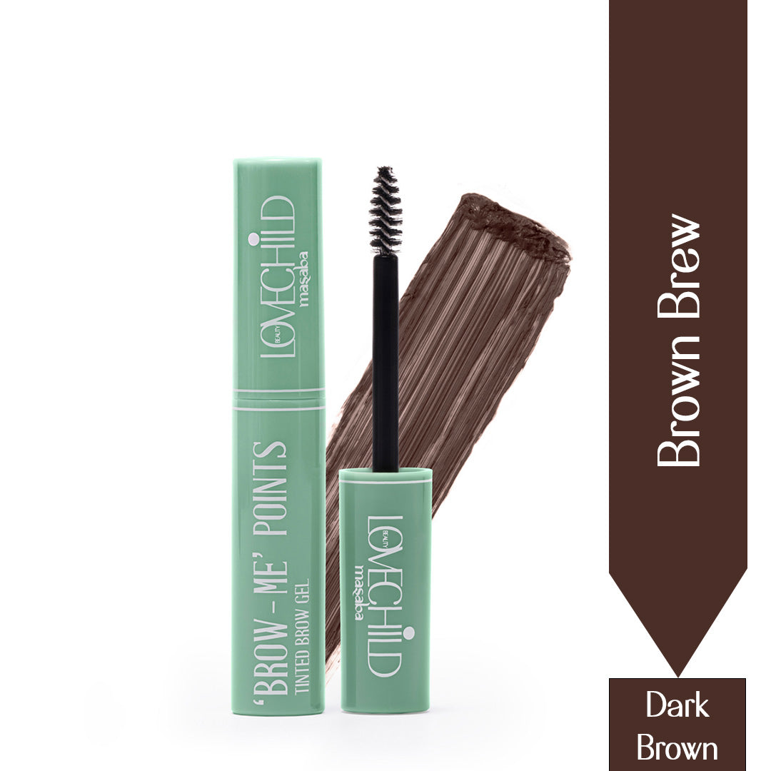 Brown Brew- Brow Me Points - Tinted Brow Gel  (Brown) Water-proof