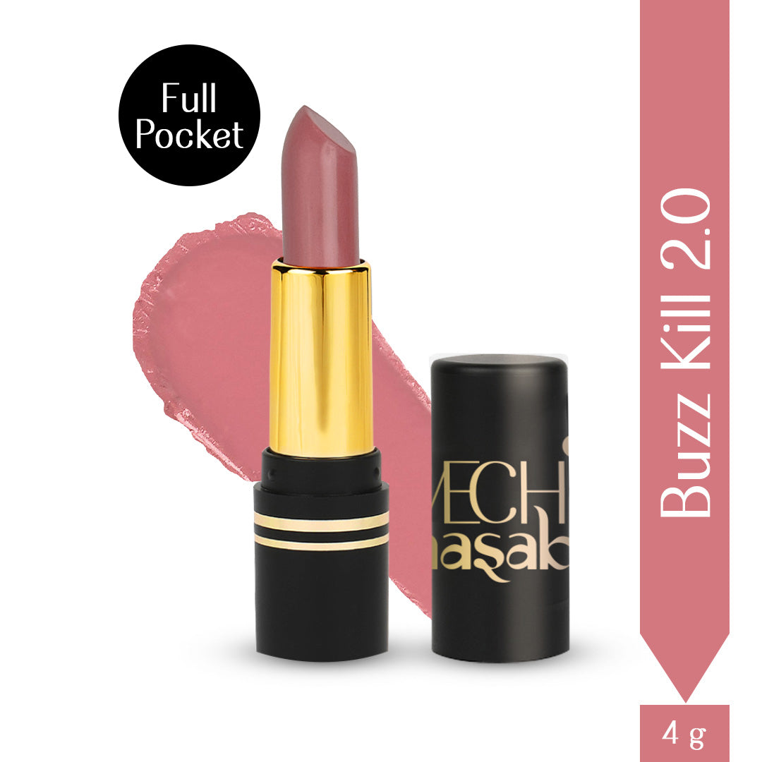 Buzz Kill 2.0 Full Pocket Lipstick (Pink Nude) Soft Matte Finish