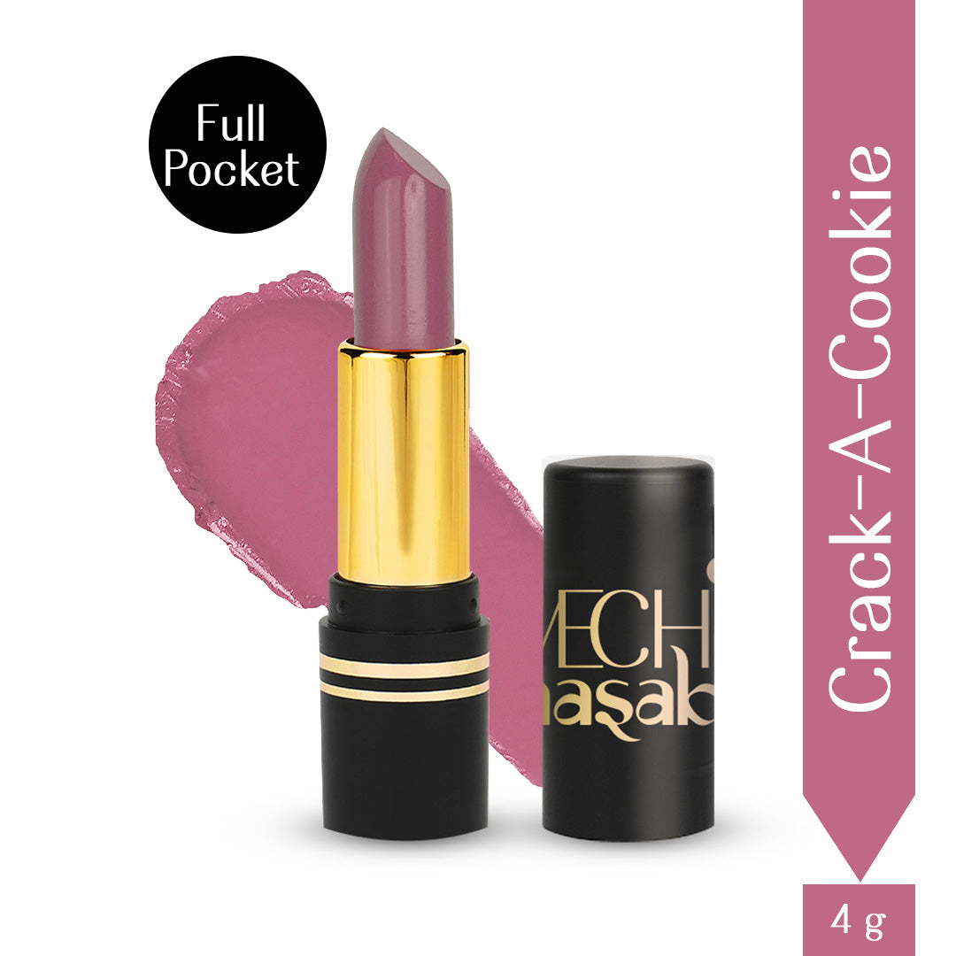 Crack-A-Cookie Full Pocket Lipstick (Mauve) Soft Matte Finish