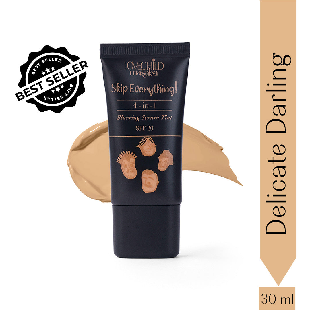 Delicate Darling - Skip Everything Blurring Serum Skin Tint Without Brush 4-in-1 Benefits