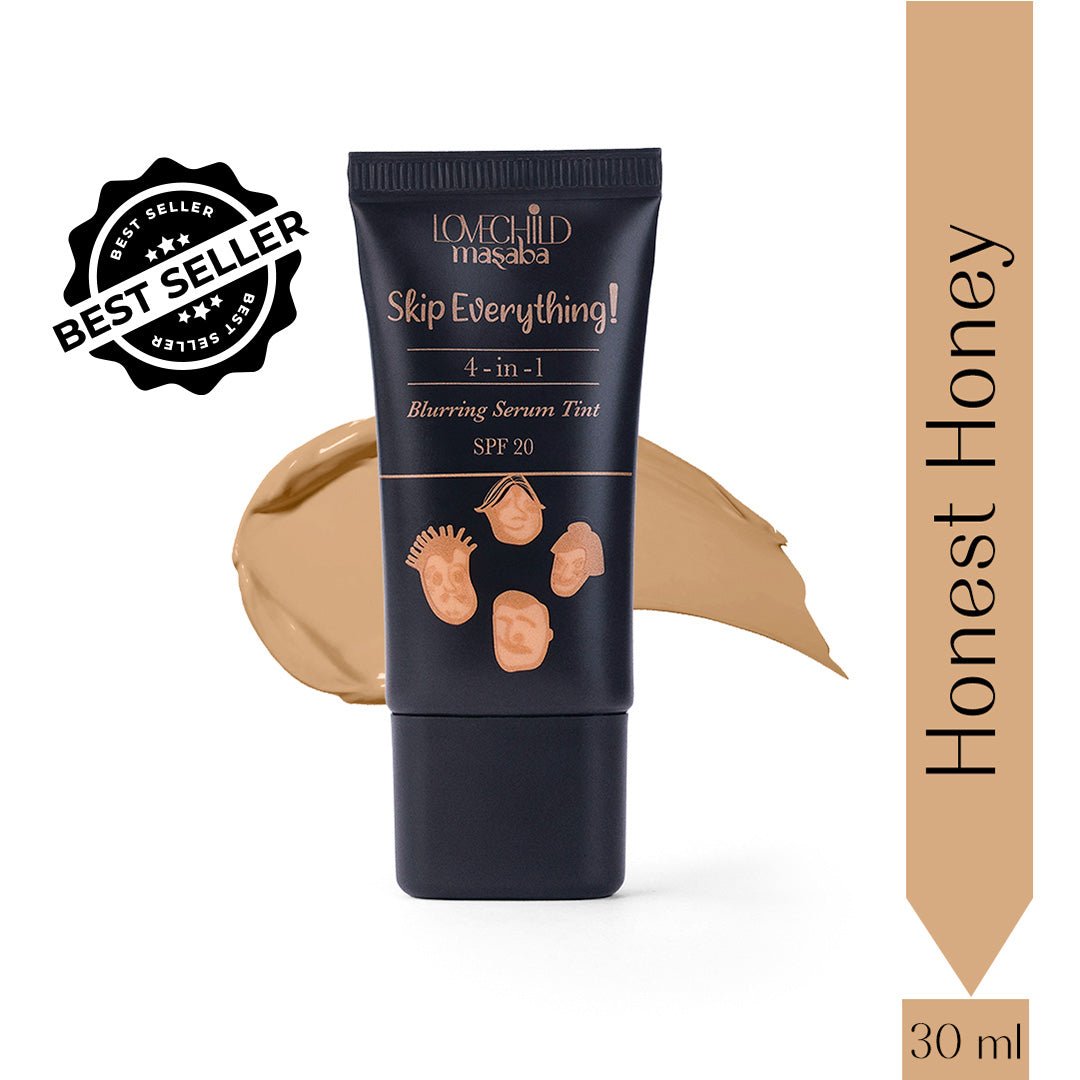 Honest Honey - Skip Everything Blurring Serum Skin Tint Without Brush 4-in-1 Benefits