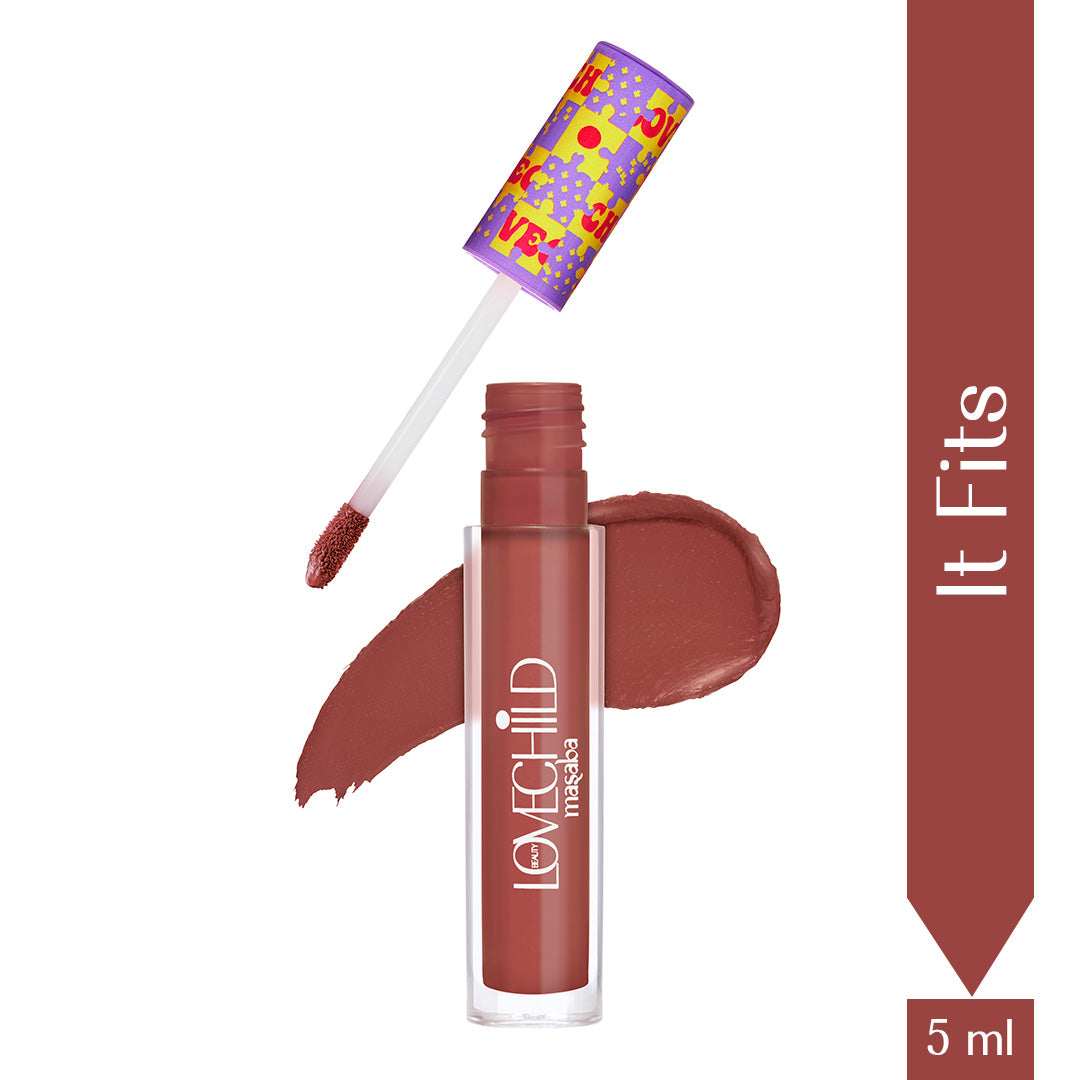 It Fits- Game On! Mad-Matte Liquid Lipstick  (Mauve Pink) Transfer-proof