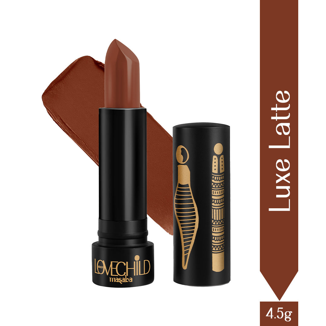 Luxe Latte - Bare Browns Ultra Matte Lipstick (Deep Brown)- Intense color pay-off