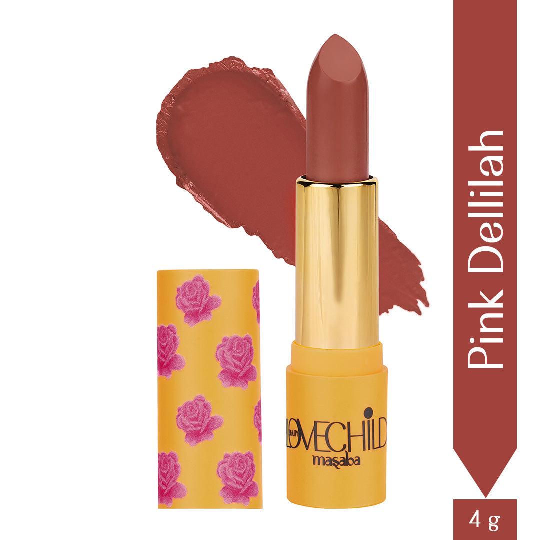 Pink Delilah- Rani Core Luxe Matte Lipstick  (Nude Pink) Velvet Matte Finish