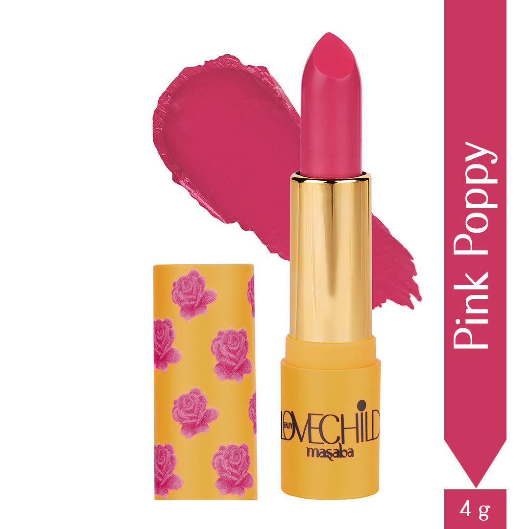 Poppy Pink- Rani Core Luxe Matte Lipstick  (Hot Pink) Velvet Matte Finish