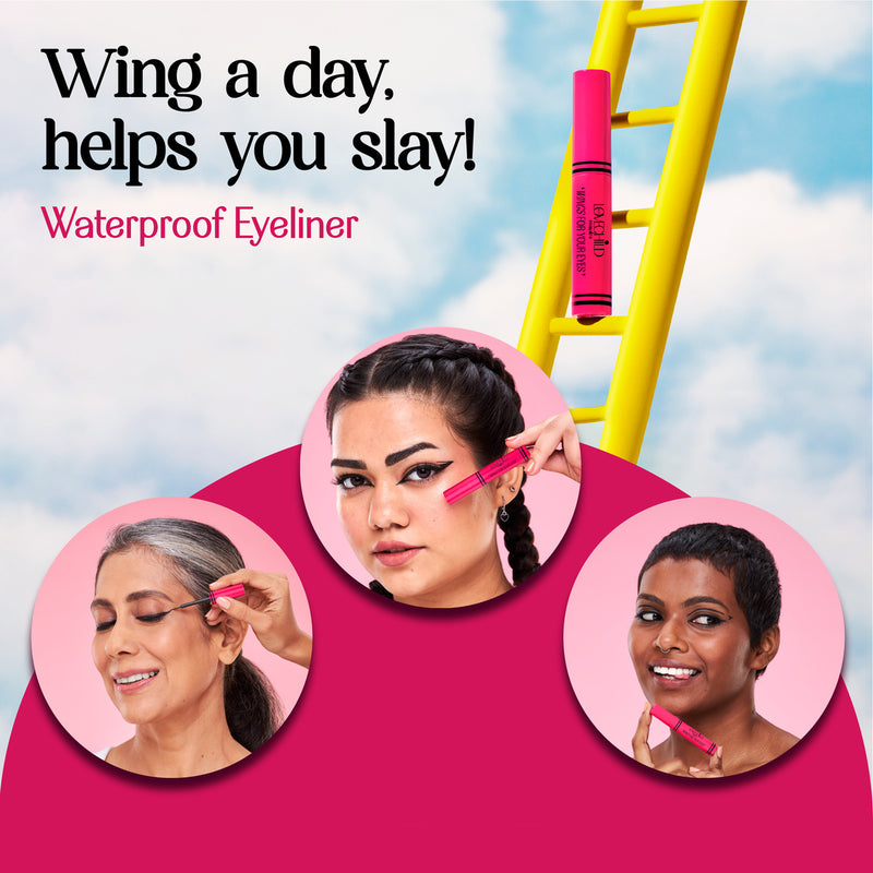 LoveChild Masaba - Wings For Your Eyes Water-proof Mood-proof Eyeliner, 3ml
