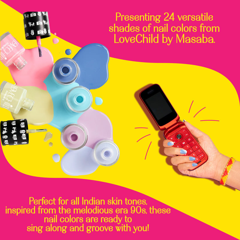 LoveChild Masaba -  Daastan | Breathable Cool Nude Glossy Nail Paint, 8ml