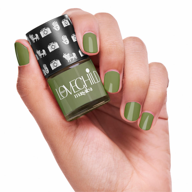 Gosh Lazy Green - a medium olive green creme... I know this is nail polish,  but its the color Im thinking of for my e… | Olive nails, Green nails, Green  nail polish