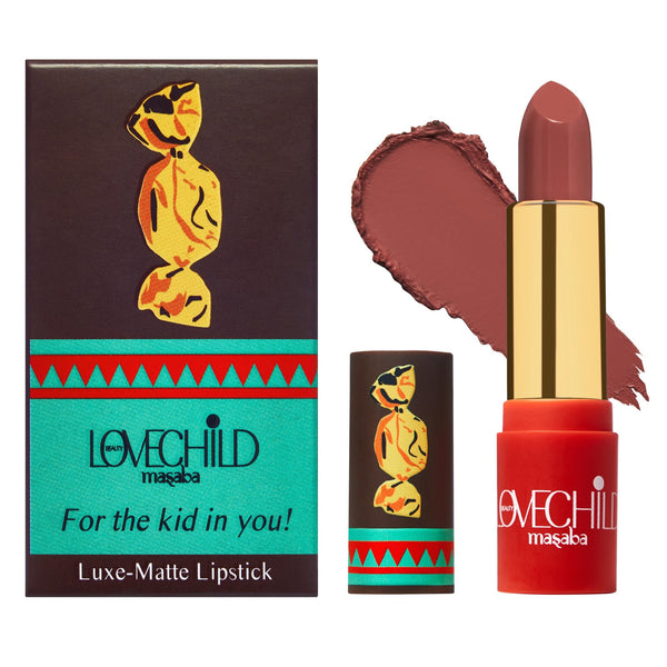 LoveChild Masaba - Caramel | Mauve Nude Bullet Lipstick, 4g