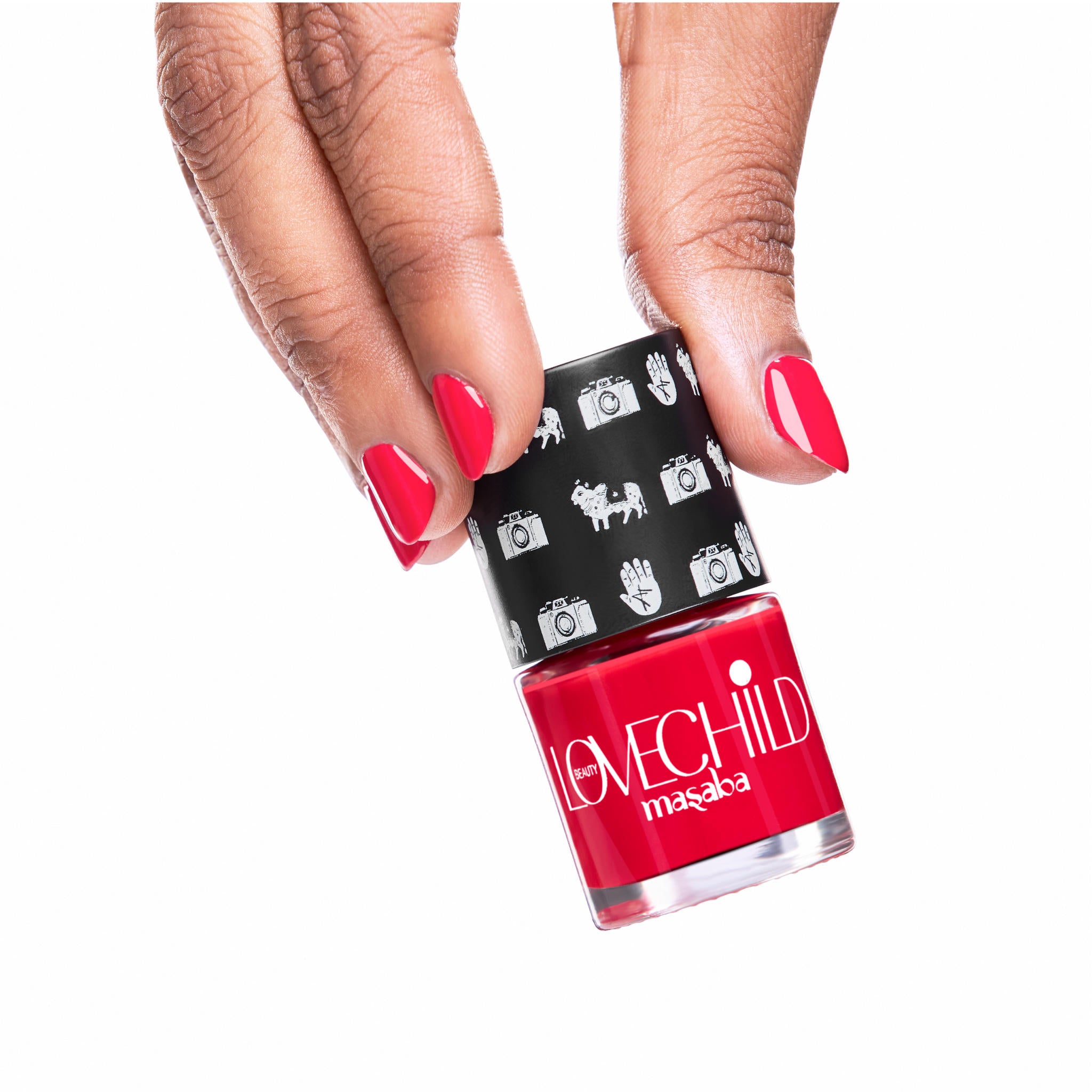 LoveChild Masaba -  Junoon | Breathable Cherry Red Glossy Nail Paint, 8ml