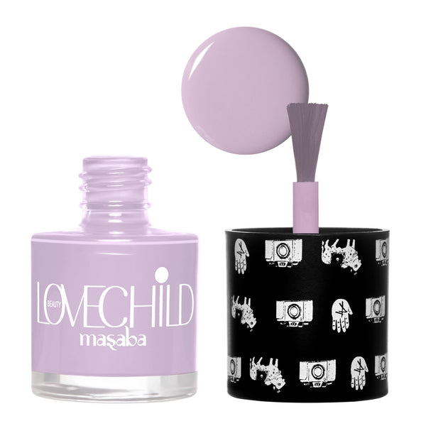 LoveChild Masaba -  Khubsurat | Breathable Lilac Glossy Nail Paint, 8ml