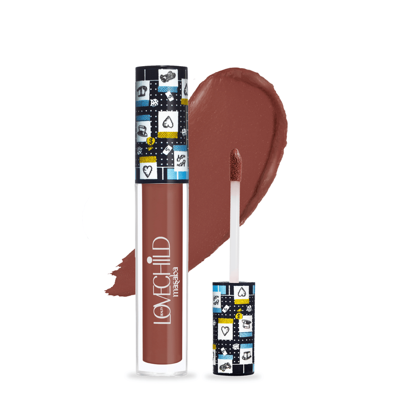LoveChild Masaba - No Rules | Transfer-proof Choco Plum Liquid Lipstick, 5ml