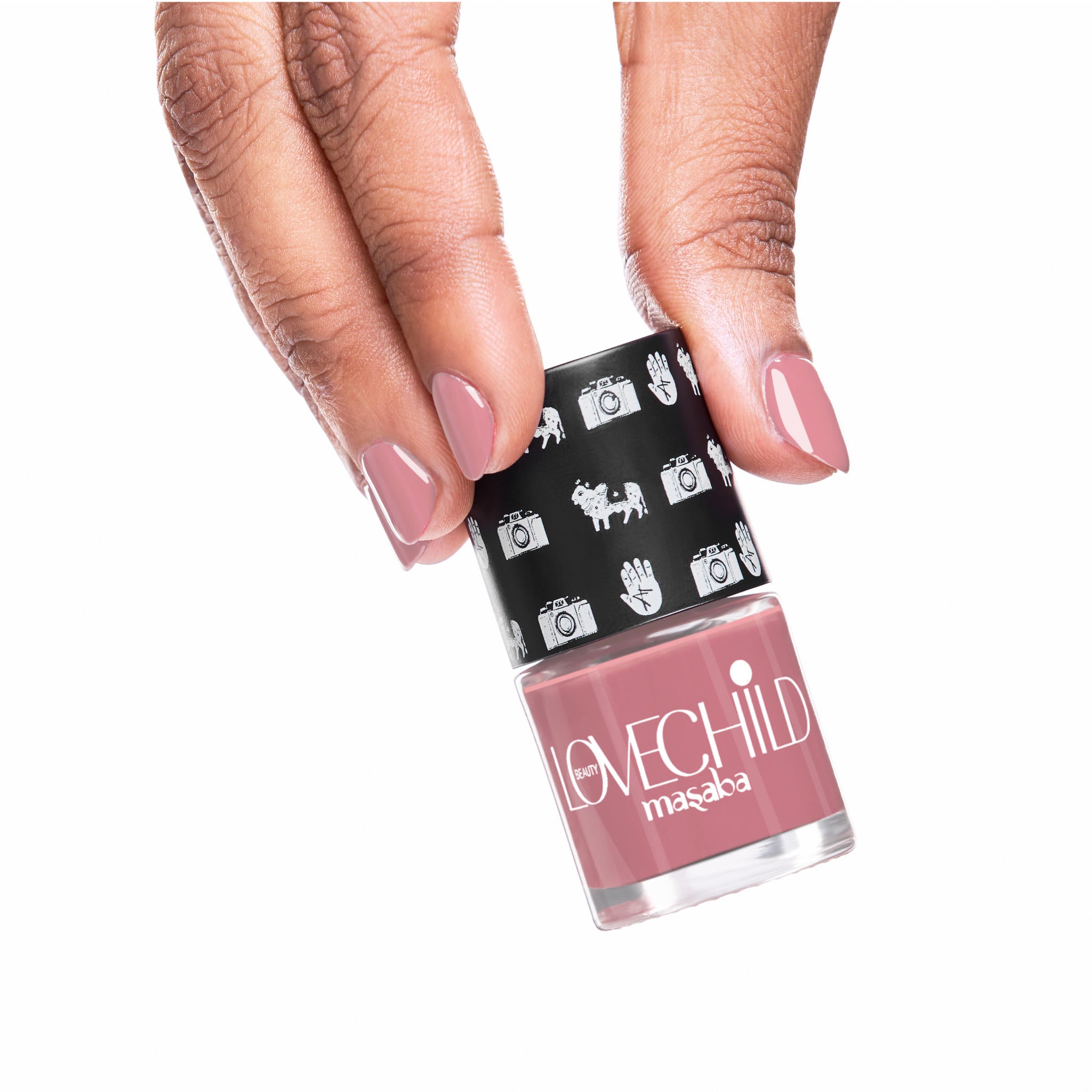 LoveChild Masaba -  Phool | Breathable Rose pink Glossy Nail Paint, 8ml