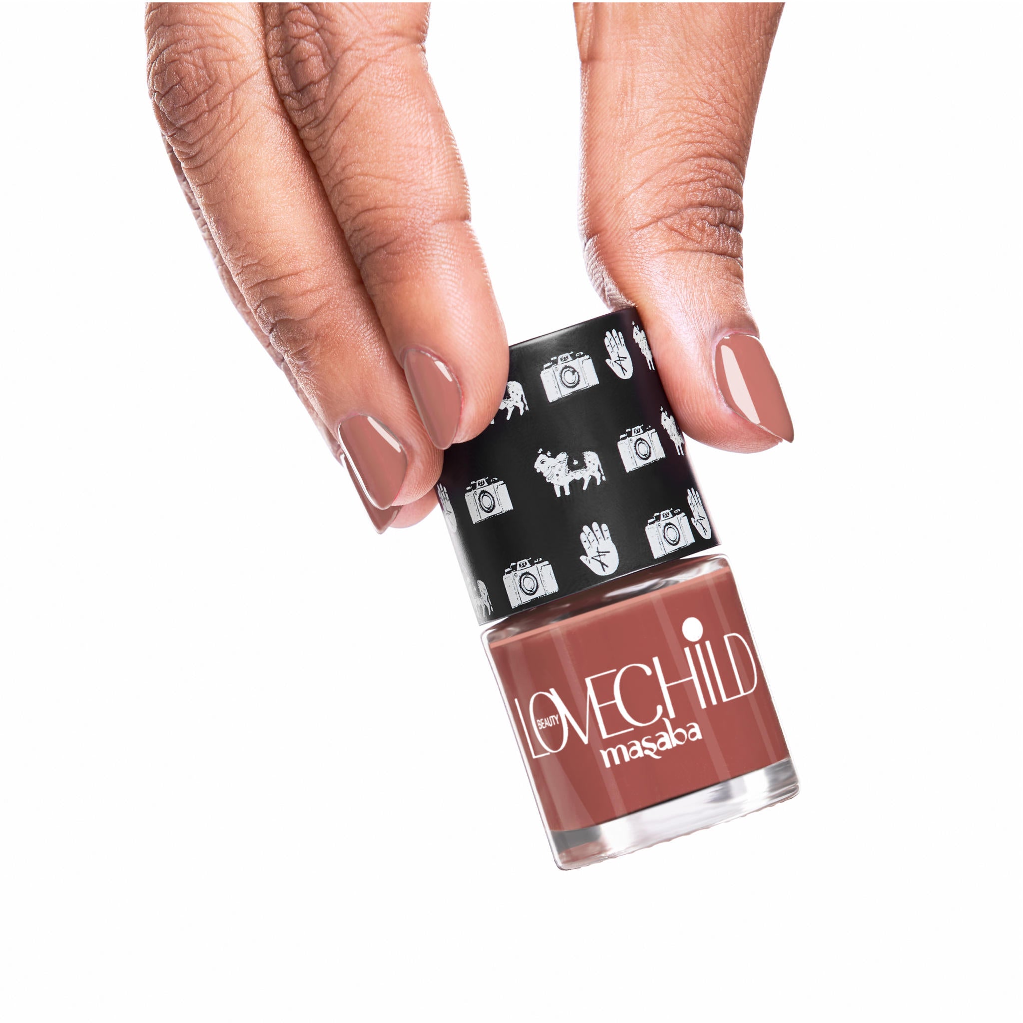 LoveChild Masaba -  Saanwali | Breathable Nude Brown Glossy Nail Paint, 8ml