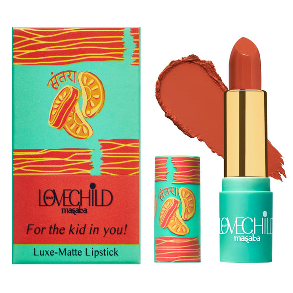 LoveChild 'Sour-casm' (Rustic Orange) Luxe-Matte Lipstick